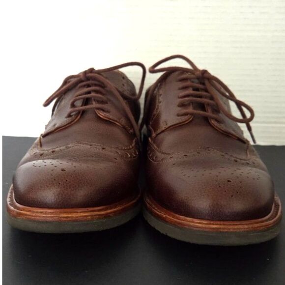 MEPHISTO Goodyear Welt Max Wingtip Derby Oxford Men 10 Chestnut Brown Leather main image 6